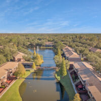 overhead of property and lake